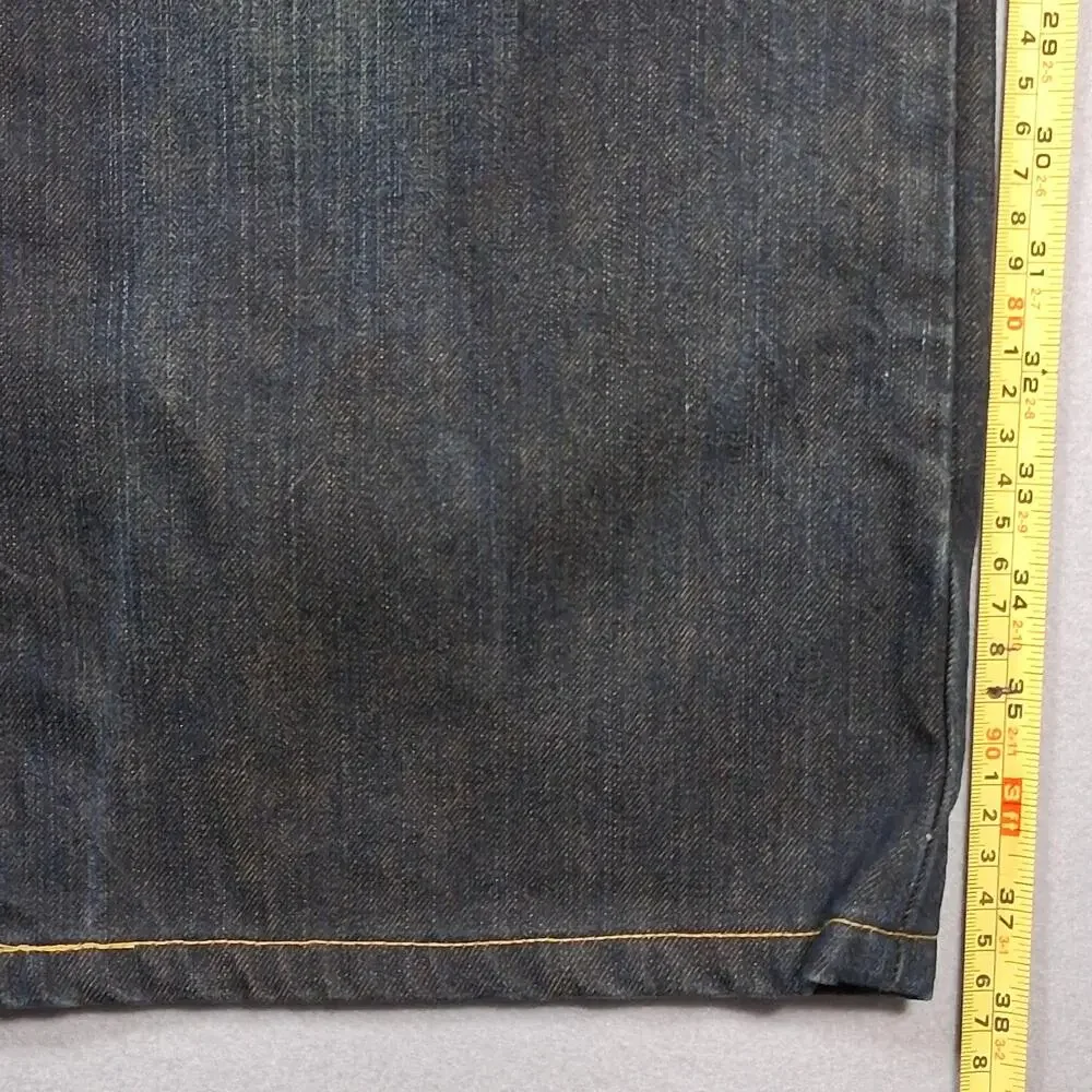Banana Republic Relaxed Fit Jeans Mens 38x30 Blue Denim Straight Leg Dark Wash